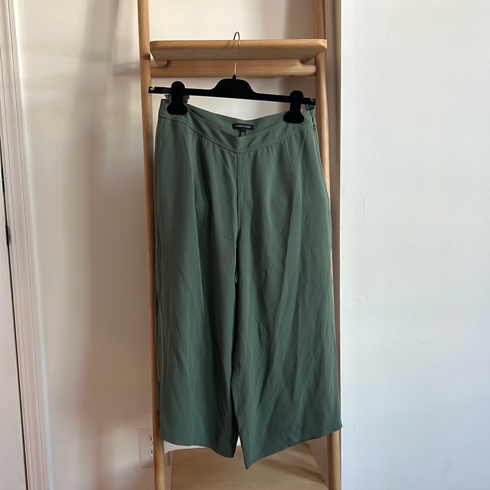 Eileen Fisher Silk Wide Leg 4